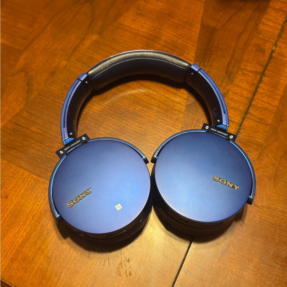 Sony Vibrant Blue Over-Ear Headphones